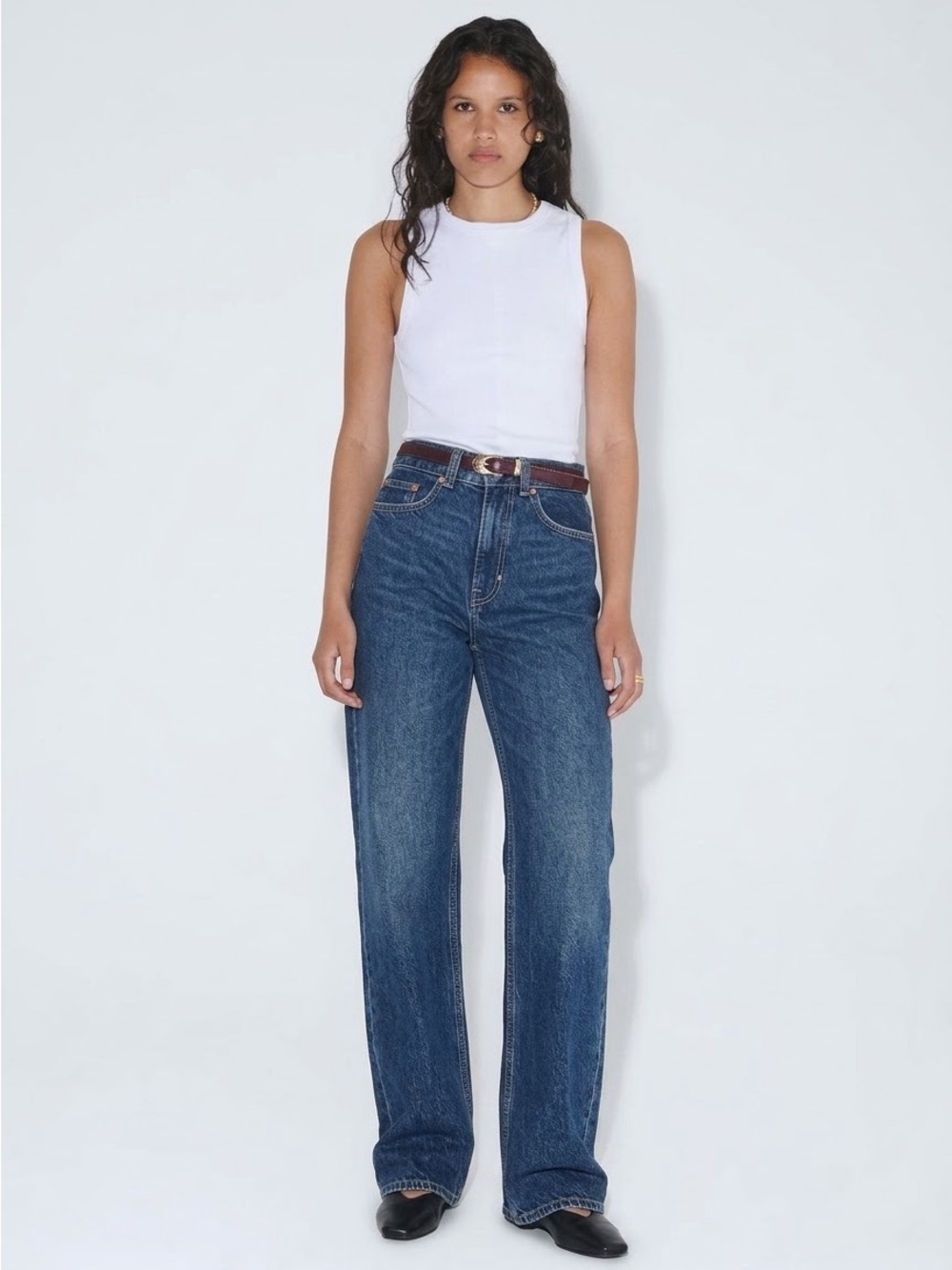 Dr. Denim Echo Spiral Cut Jeans in the color/wash Boulder Dark Retro.